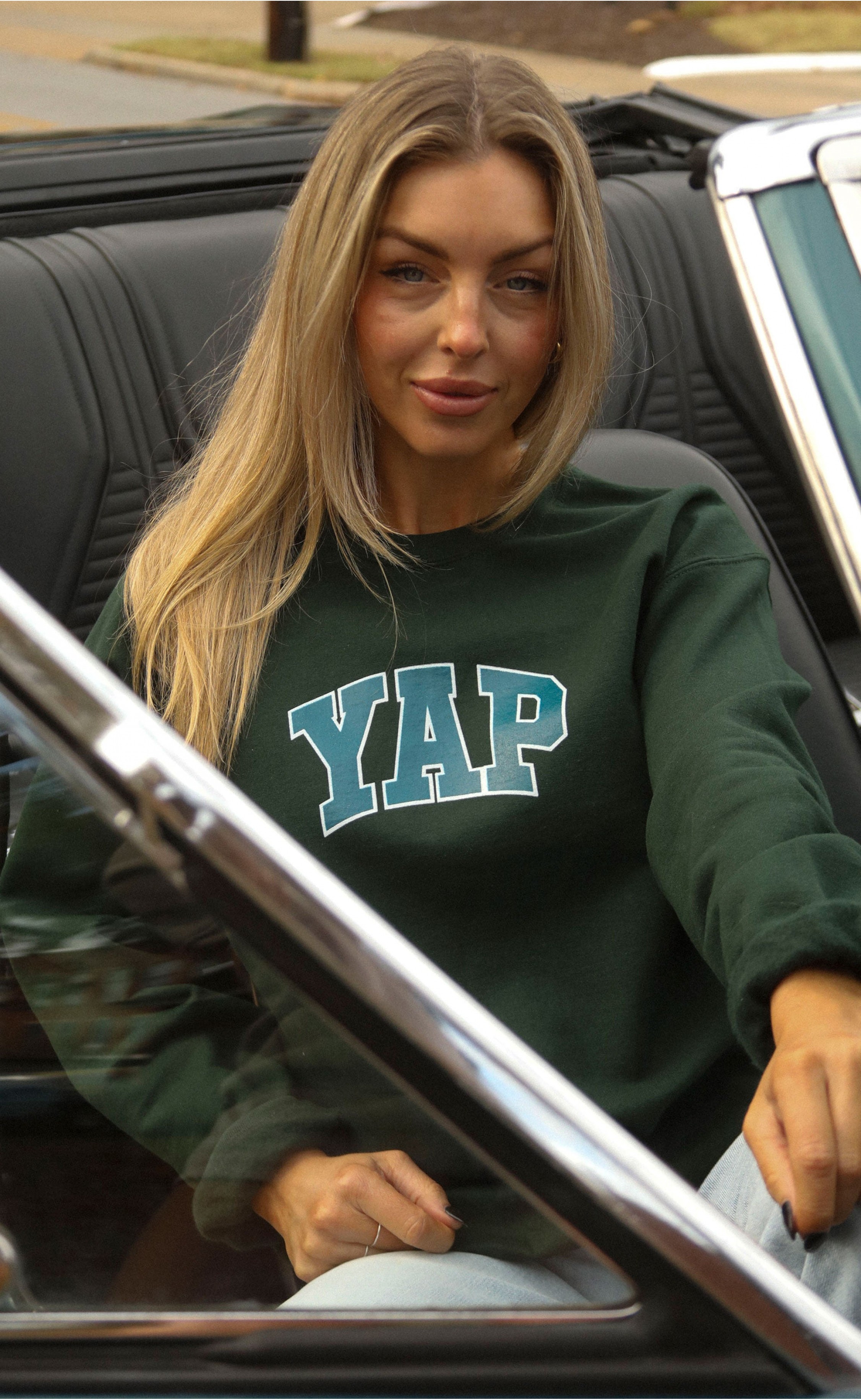 Make a Statement in the Stylish and Comfortable Yap Sweatshirt