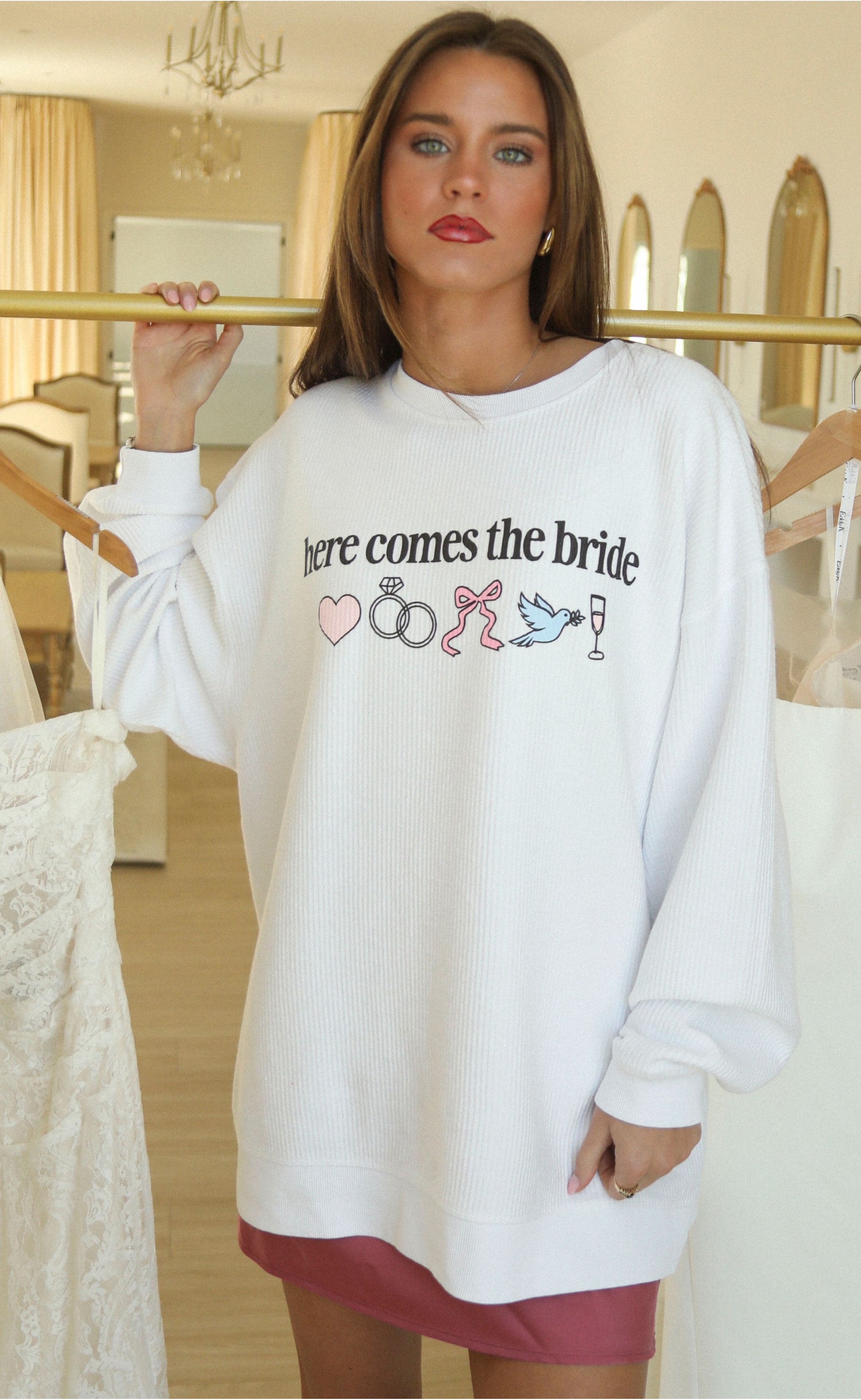 Here Comes The Bride Cord – Perfect Blend of Cozy Fabric and Wedding Vibes