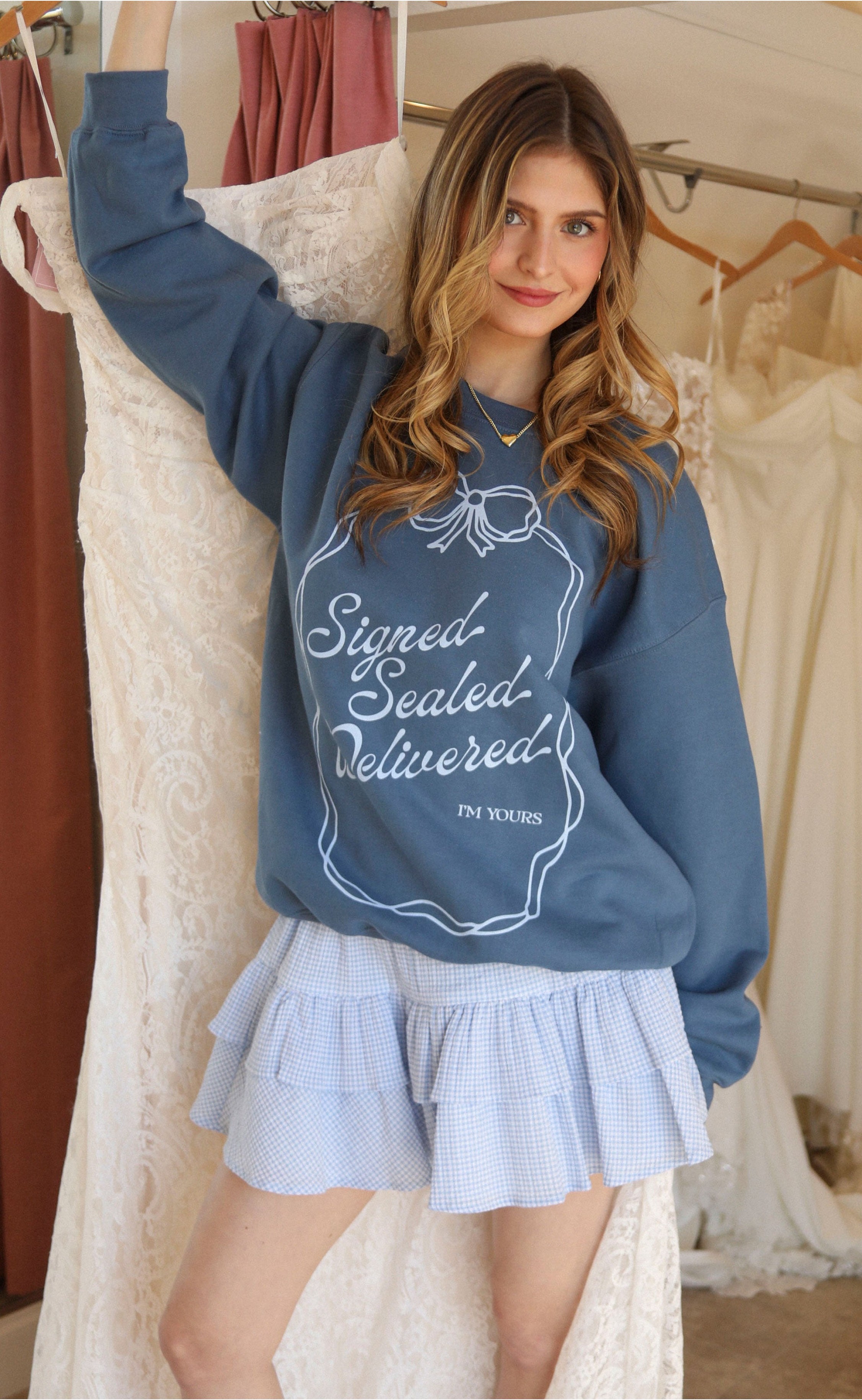 Wrap Yourself in Confidence with the Signed Sealed Delivered Sweatshirt