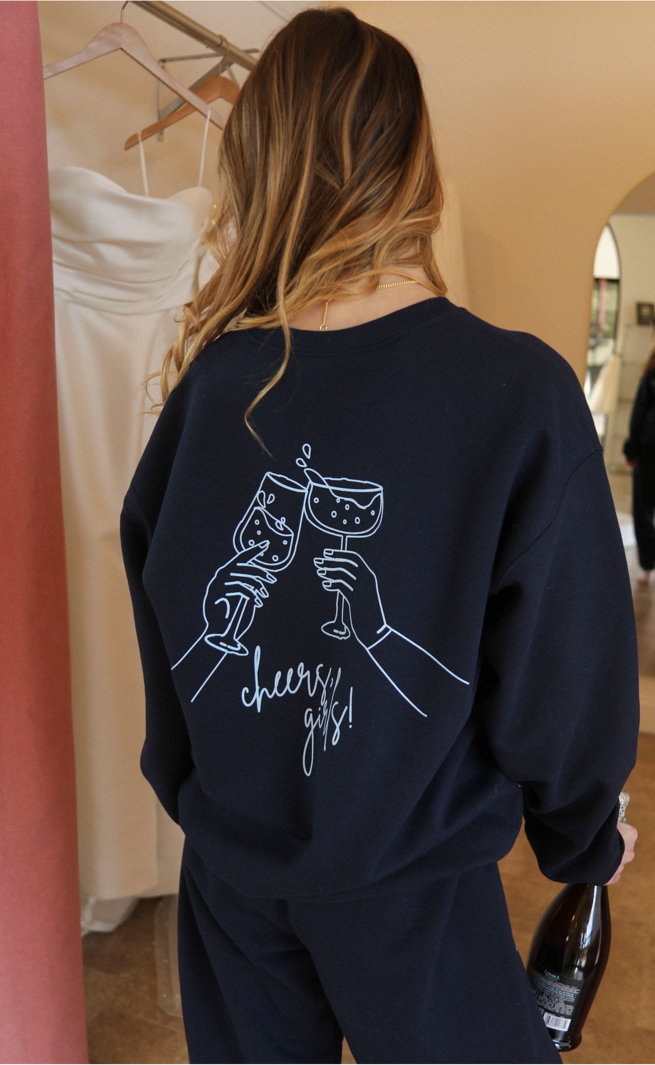 Cheers Girls Sweatshirt – Perfect for Good Vibes and Great Company