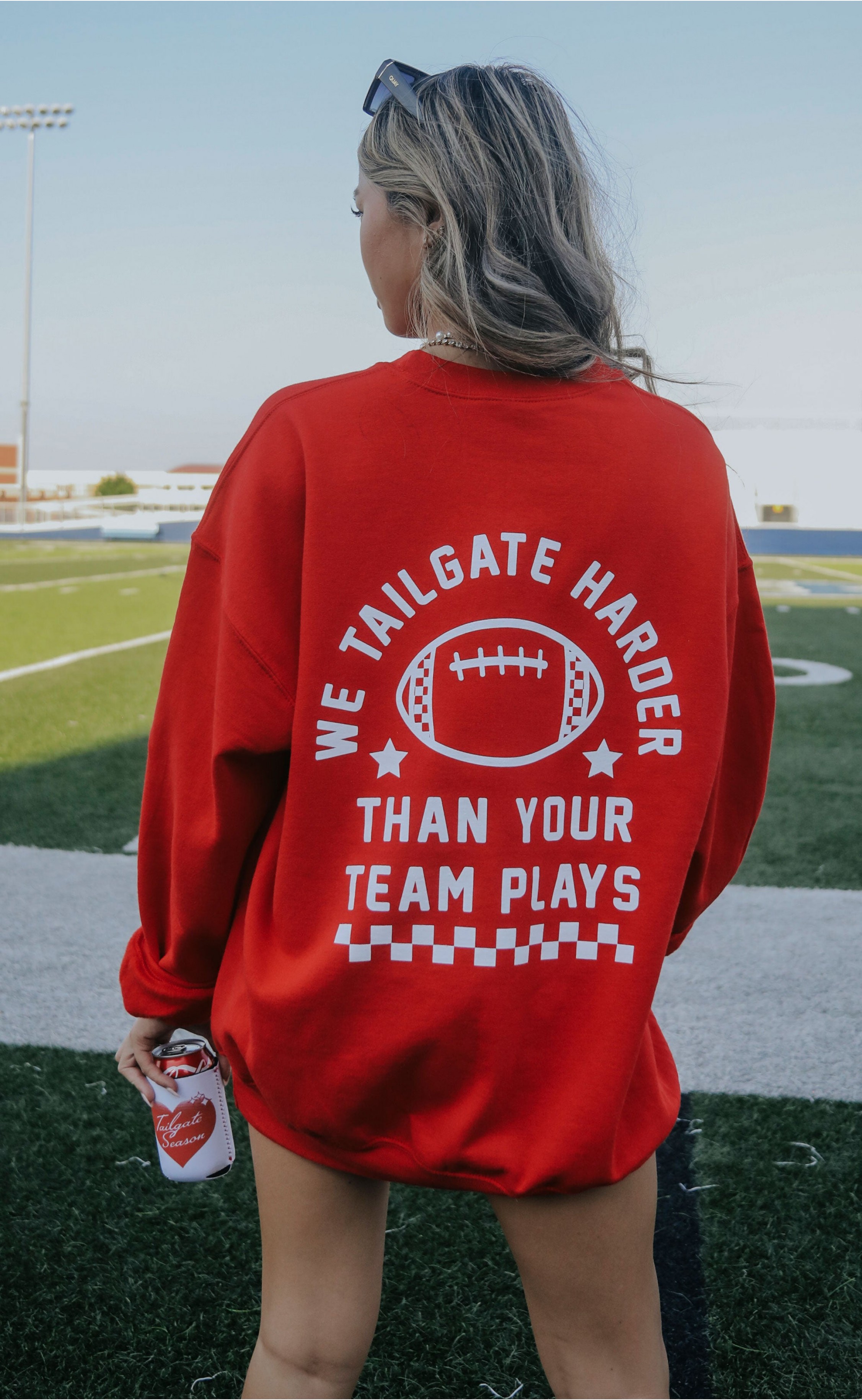 Tailgate Harder Sweatshirt – Perfect Blend of Comfort and Game Day Spirit